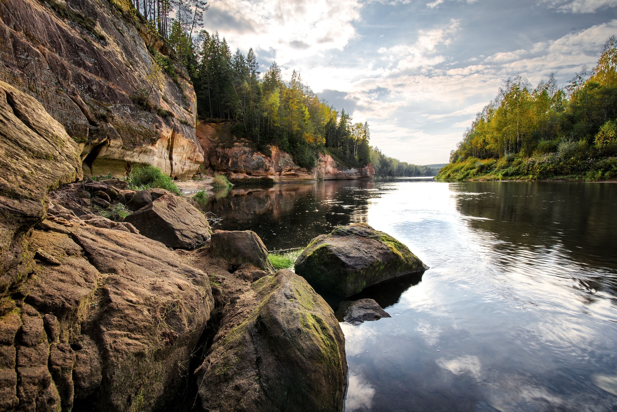Latvia. River Gauja near the Eagle Cliff. ❤️ nominated ?