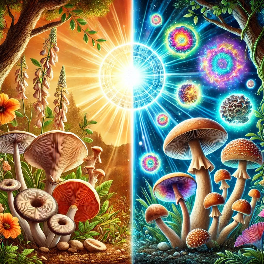 mushroom vs medicinal mushrooms