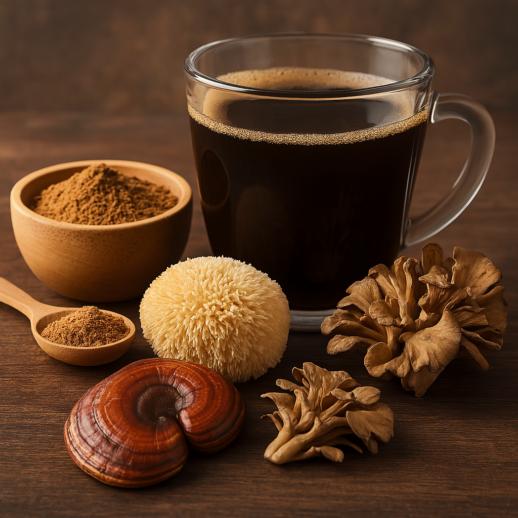 cofee mushrooms