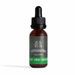 A bottle of Green Vein Kratom Indian Spirit