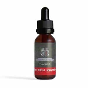 A bottle of Red Vain Kraton Indian Spirit